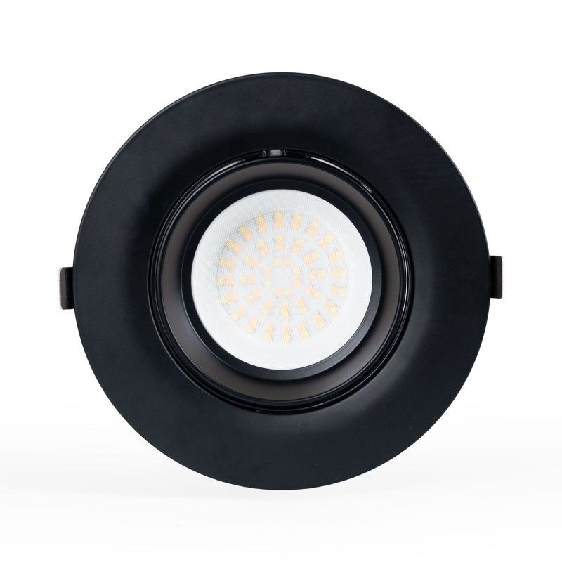 Spot LED circulaire orientable 38W - CCT - Noir - 120° Driver LIFUD