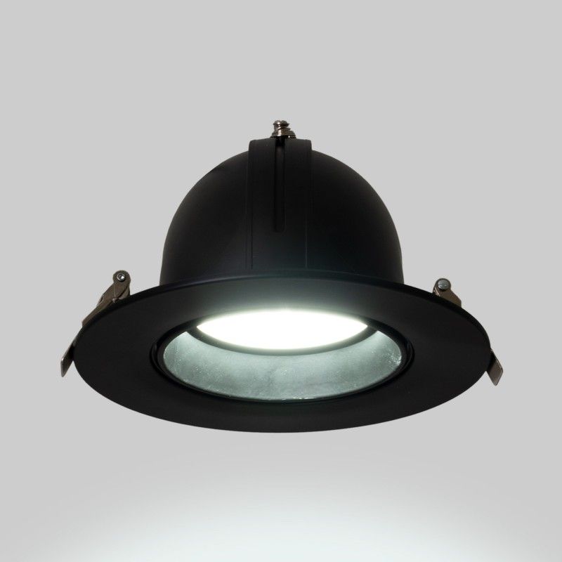 Spot LED circulaire orientable 38W - CCT - Noir - 120° Driver LIFUD