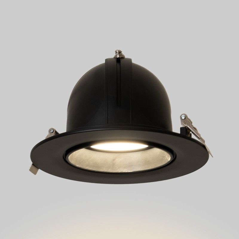 Spot LED circulaire orientable 38W - CCT - Noir - 120° Driver LIFUD