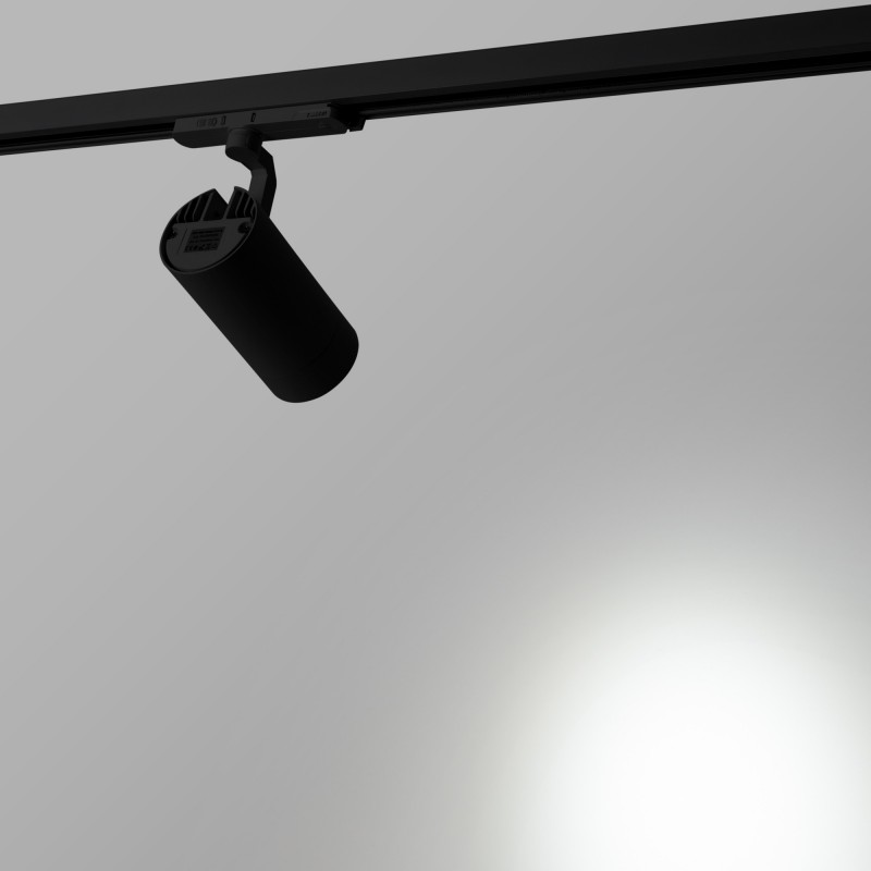 Projecteur LED pour rail triphasé 35W CCT - ZOOM 20º- 60º - CRI 90 Projecteur LED pour rail triphasé 35W CCT - ZOOM 20º- 60º - CRI 90