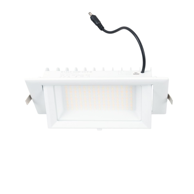 Spot LED directionnel rectangulaire CCT 38W - Blanc - 120° Driver LIFUD
