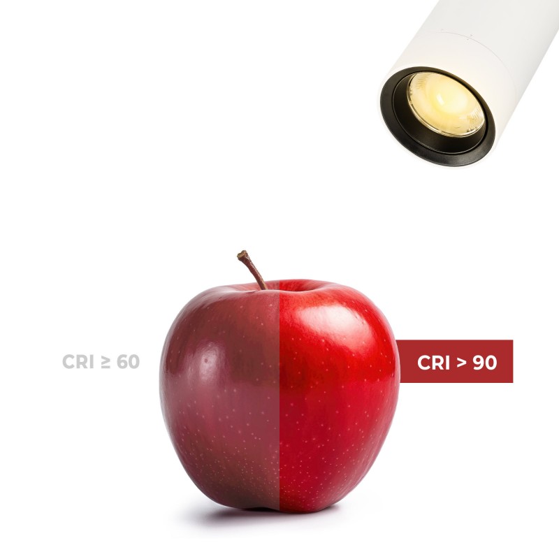 Projecteur LED pour rail monophasé 35W CCT - ZOOM 20º- 60º - CRI 90 Projecteur LED pour rail monophasé 35W CCT - ZOOM 20º- 60º - CRI 90