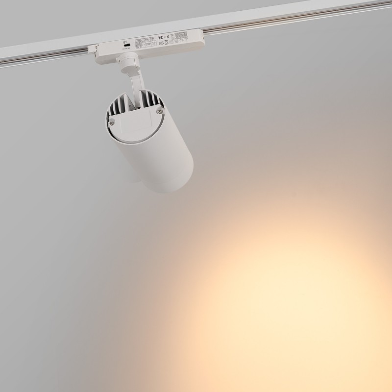 Projecteur LED pour rail monophasé 35W CCT - ZOOM 20º- 60º - CRI 90 Projecteur LED pour rail monophasé 35W CCT - ZOOM 20º- 60º - CRI 90