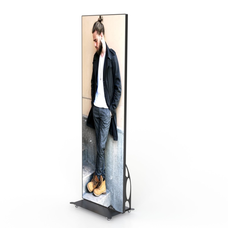 Totem publicitaire LED - Haute luminosité pour vidéos et images Totem publicitaire LED - Haute luminosité pour vidéos et images