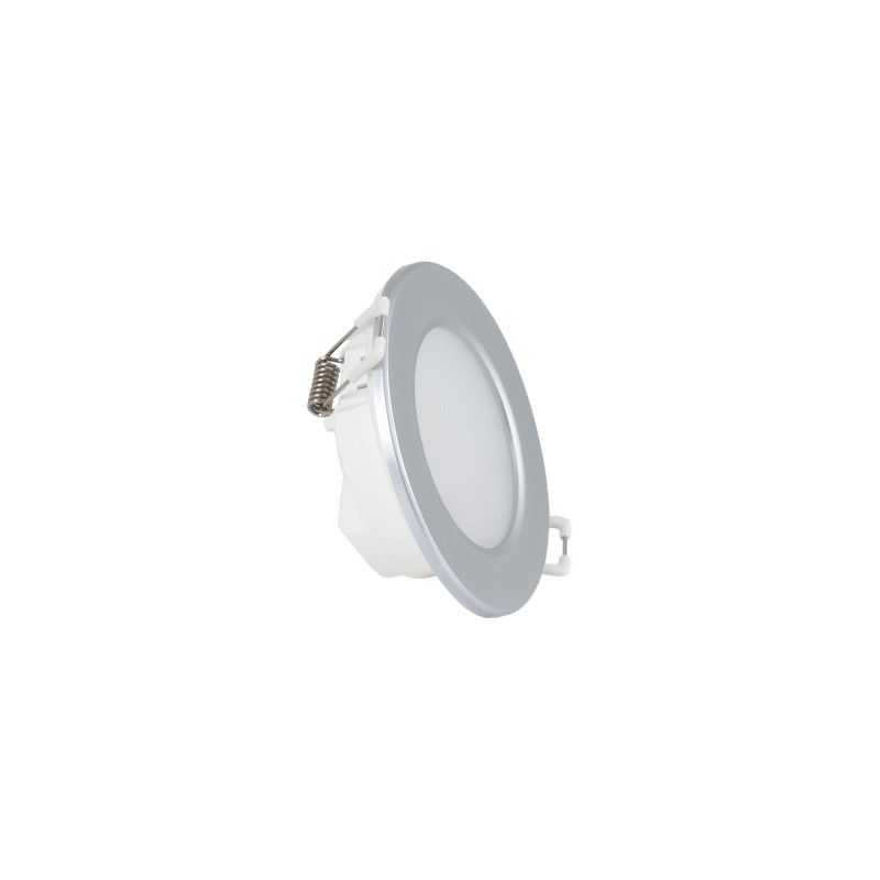 Spot encastrable extérieur 5W - IP65 - 3000K - Dimmable TRIAC - Collerette interchangeable - Découpe Ø68mm Spot encastrable extérieur 5W - IP65 - 3000K - Dimmable TRIAC - Collerette interchangeable - Découpe Ø68mm
