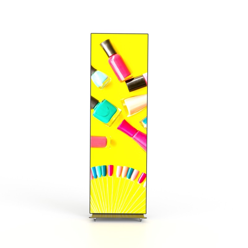 Totem publicitaire LED - Haute luminosité pour vidéos et images Totem publicitaire LED - Haute luminosité pour vidéos et images