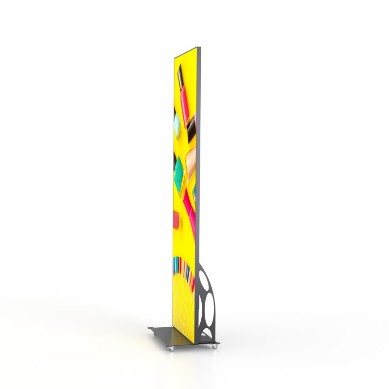 Totem publicitaire LED - Haute luminosité pour vidéos et images Totem publicitaire LED - Haute luminosité pour vidéos et images