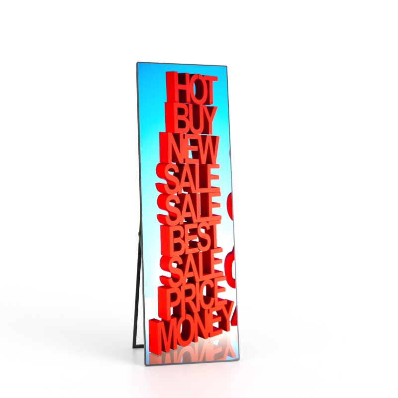 Totem publicitaire LED - Haute luminosité pour vidéos et images Totem publicitaire LED - Haute luminosité pour vidéos et images