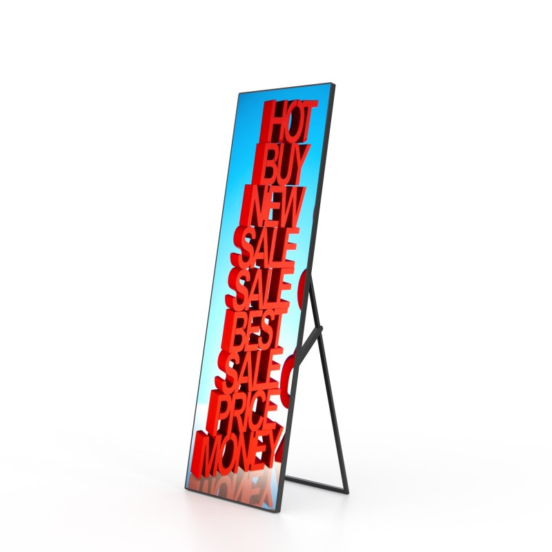 Totem publicitaire LED - Haute luminosité pour vidéos et images Totem publicitaire LED - Haute luminosité pour vidéos et images