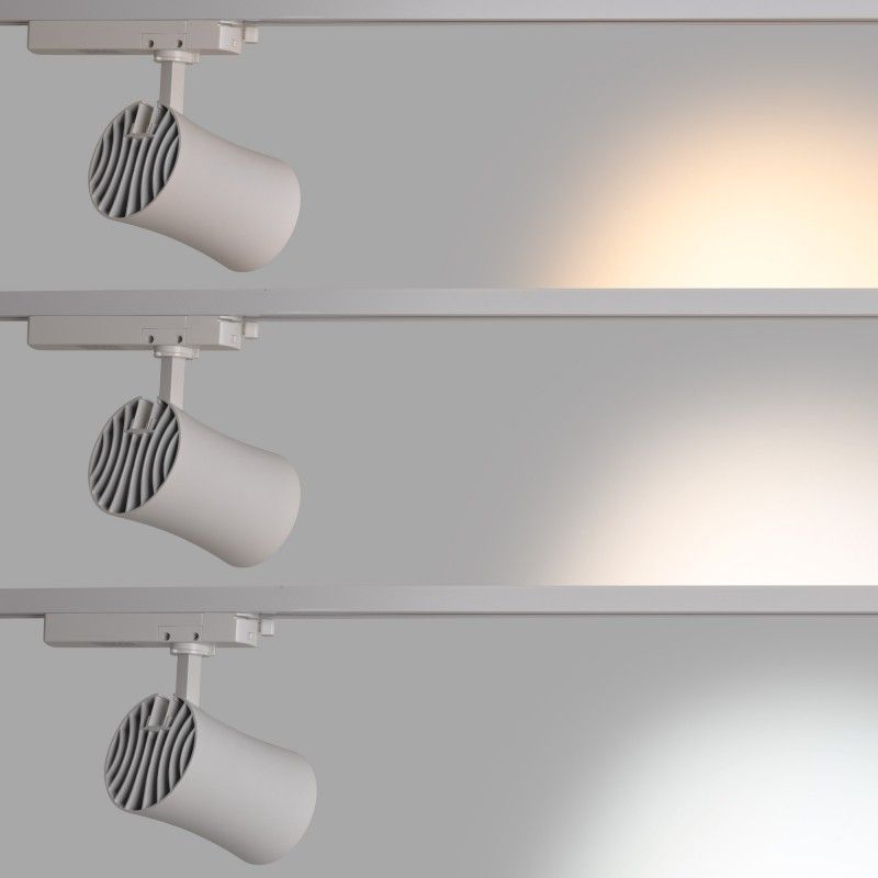 Spot LED architectural pour rail monophasé - CCT - 40W - CRI 90 Spot LED architectural pour rail monophasé - CCT - 40W - CRI 90