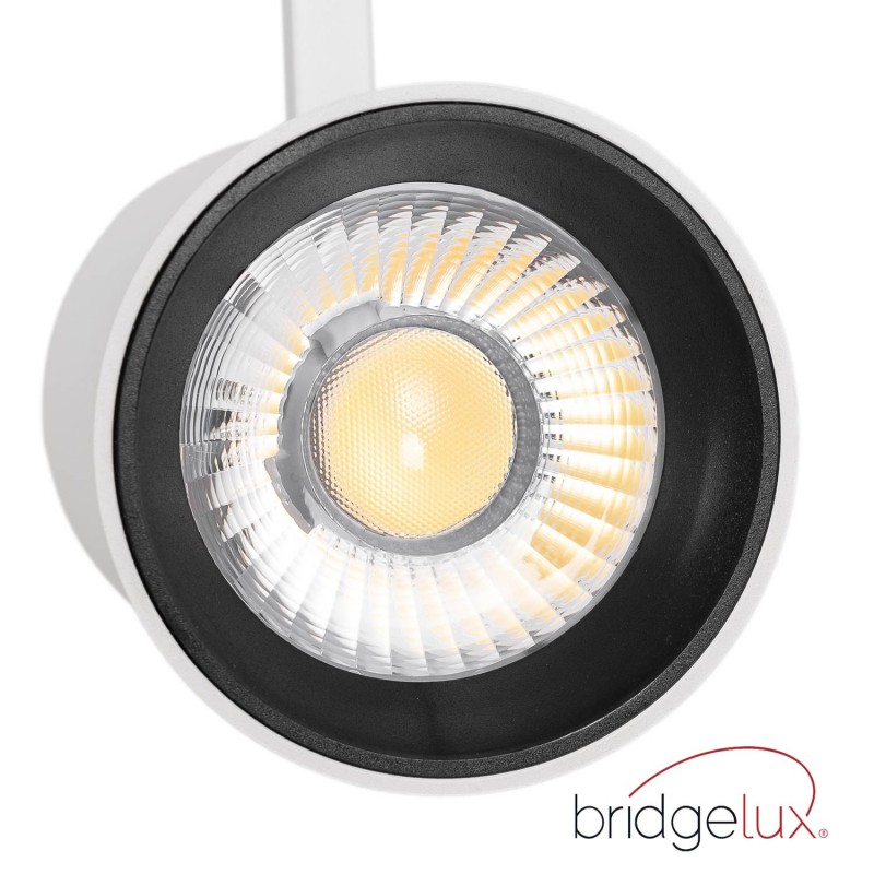 Spot LED architectural pour rail triphasé - CCT - 40W - CRI 90 - KGP Driver Spot LED architectural pour rail triphasé - CCT - 40W - CRI 90 - KGP Driver