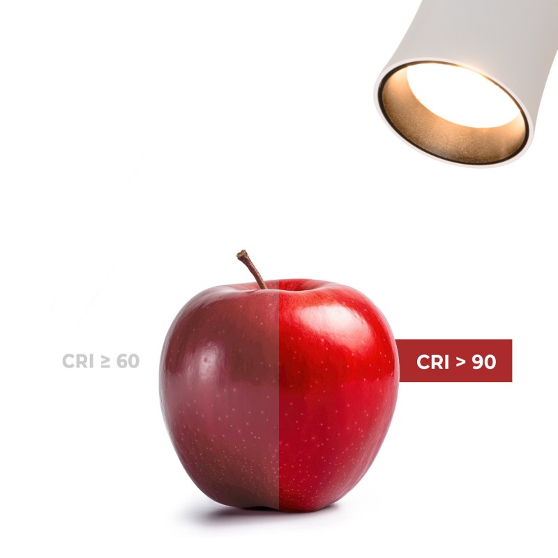 Spot LED architectural pour rail triphasé - CCT - 40W - CRI 90 - KGP Driver Spot LED architectural pour rail triphasé - CCT - 40W - CRI 90 - KGP Driver