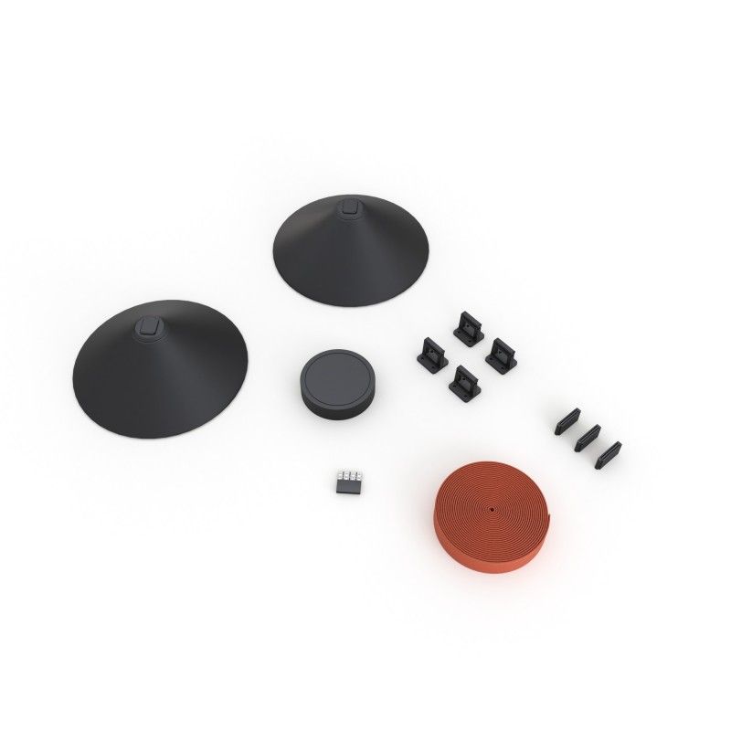 Lampe configurable "Axia 2" - 2 lampes plates 12W + ruban textile conducteur + accessoires Lampe configurable "Axia 2" - 2 lampes plates 12W + ruban textile conducteur + accessoires