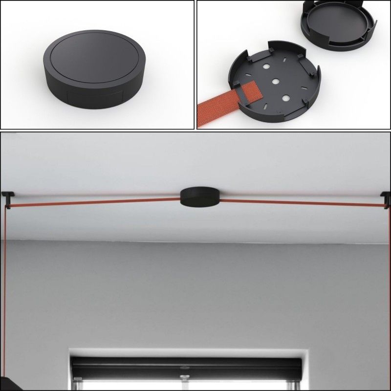 Lampe configurable "Axia 2" - 2 lampes plates 12W + ruban textile conducteur + accessoires Lampe configurable "Axia 2" - 2 lampes plates 12W + ruban textile conducteur + accessoires