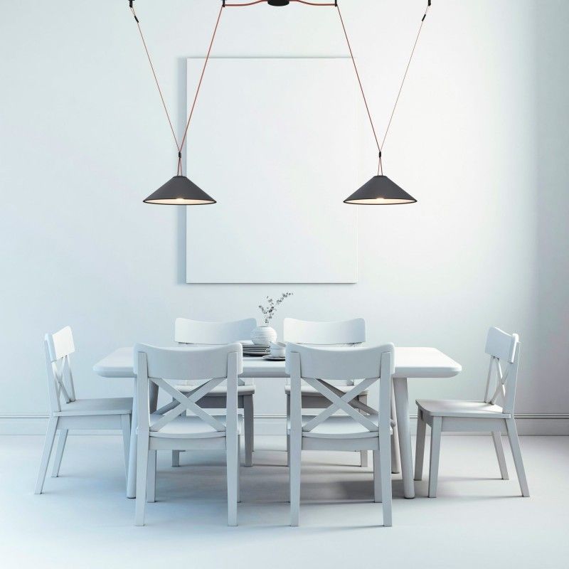 Lampe configurable "Axia 2" - 2 lampes plates 12W + ruban textile conducteur + accessoires Lampe configurable "Axia 2" - 2 lampes plates 12W + ruban textile conducteur + accessoires