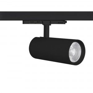 Projecteur LED pour rail triphasé - Puissance réglable : 30W/ 34W/ 38W - CCT - CRI 90