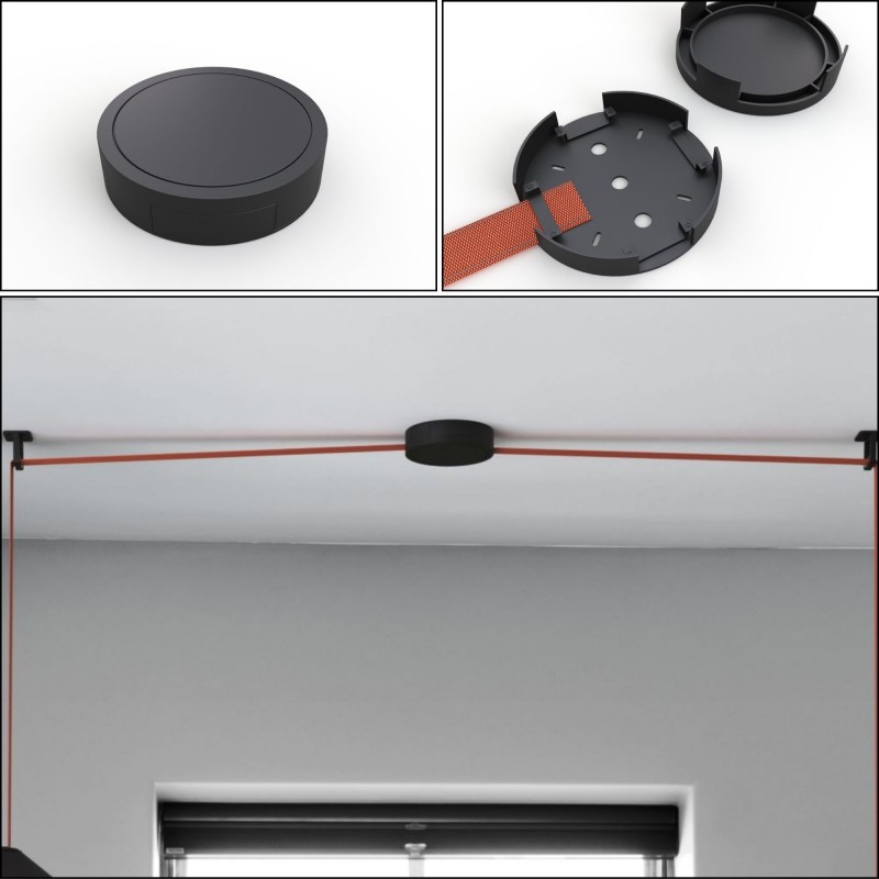 Lampe configurable "Axia 5" - KIT 2 lampes boules 12W + ruban textile conducteur + accessoires