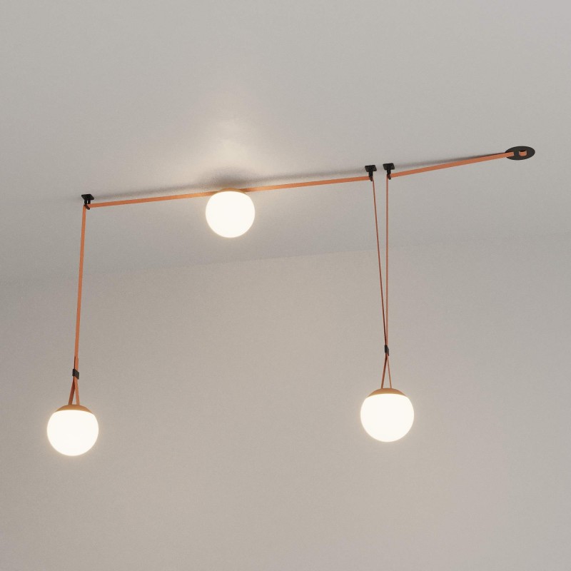 Lampe configurable "Axia 6" - KIT 3 lampes boules 12W + ruban textile conducteur + accessoires