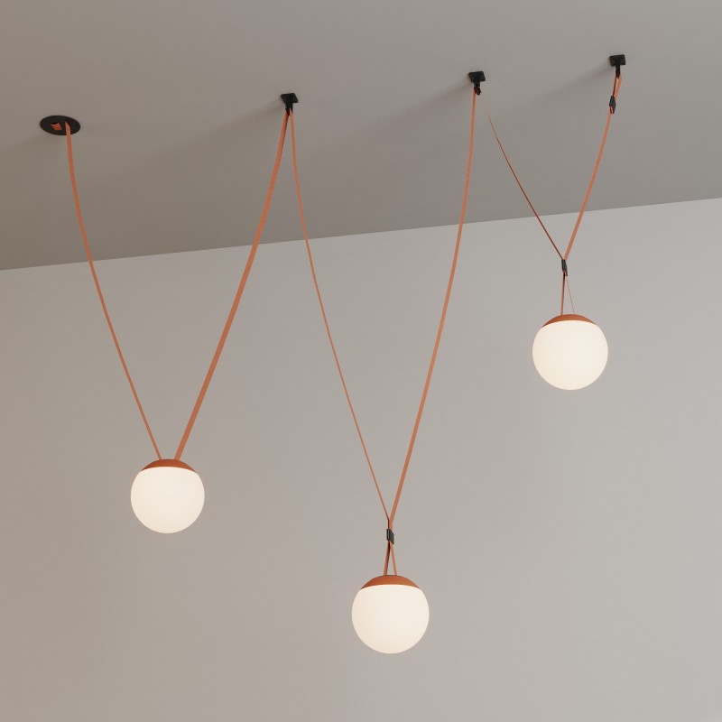 Lampe configurable "Axia 6" - KIT 3 lampes boules 12W + ruban textile conducteur + accessoires