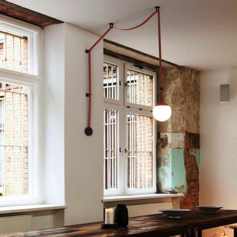 Lampe configurable "Axia 4" - KIT lampe boule 12W + ruban textile conducteur + accessoires