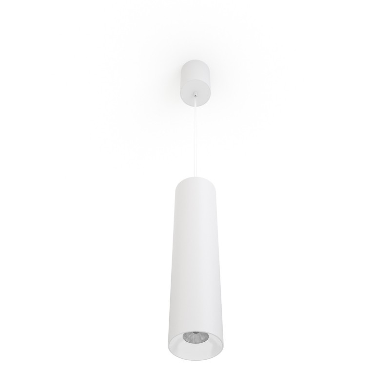 Lampe suspension moderne "Roomba" 10W - CCT - Blanche