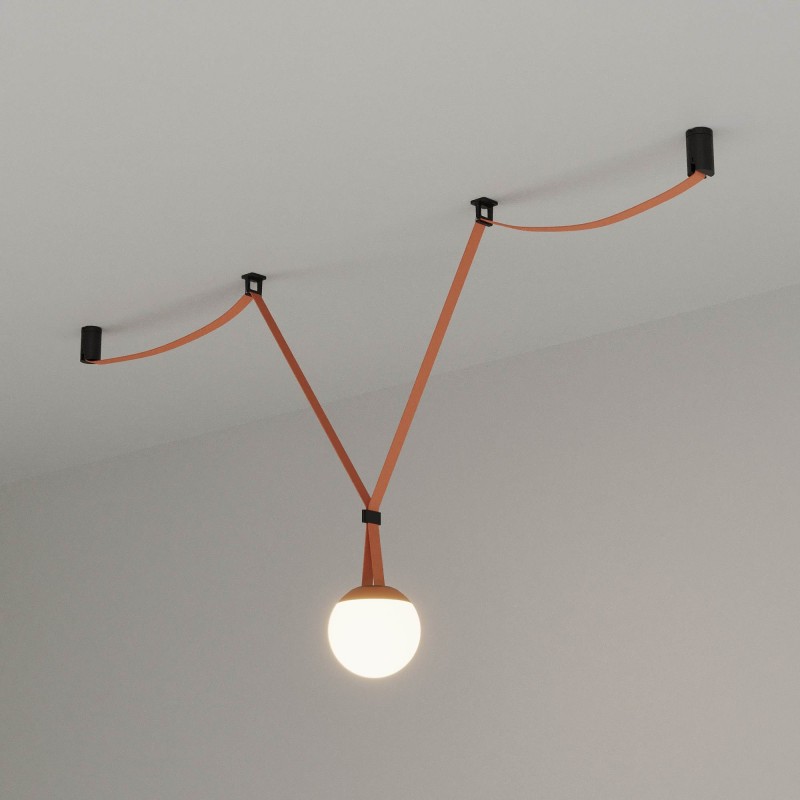 Lampe configurable "Axia 3" - KIT lampe boule 12W + ruban textile conducteur + accessoires