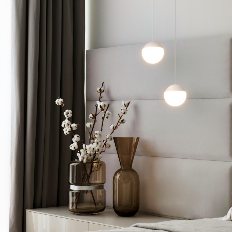 Suspension LED sphérique "ASTRO" - 9W - Lumière chaude