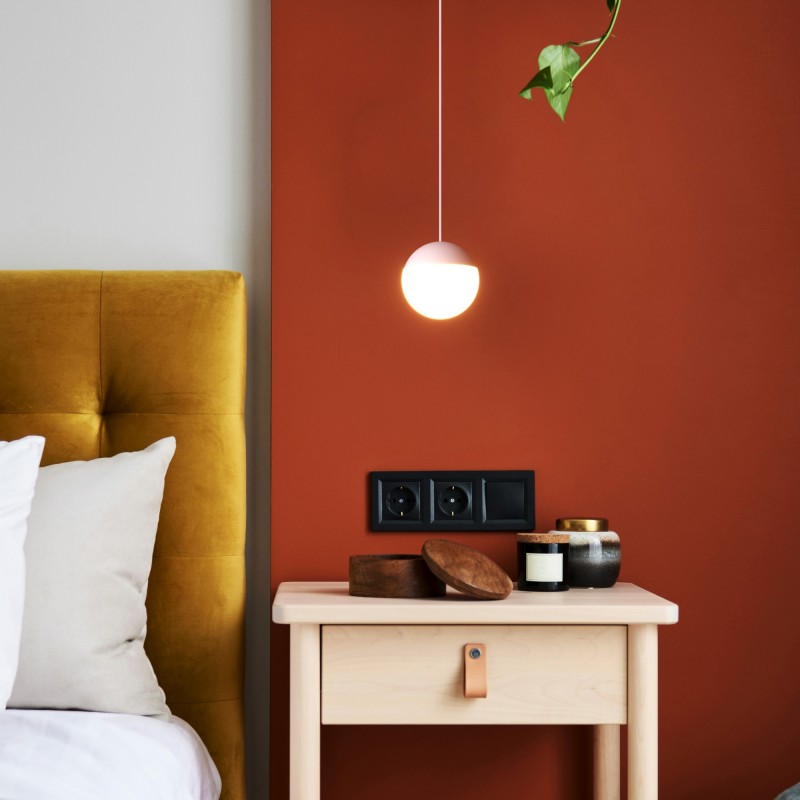 Suspension LED sphérique "ASTRO" - 9W - Lumière chaude