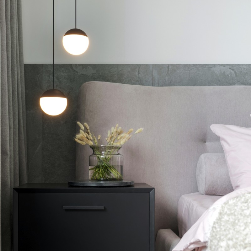 Suspension LED sphérique "ASTRO" - 9W - Lumière chaude