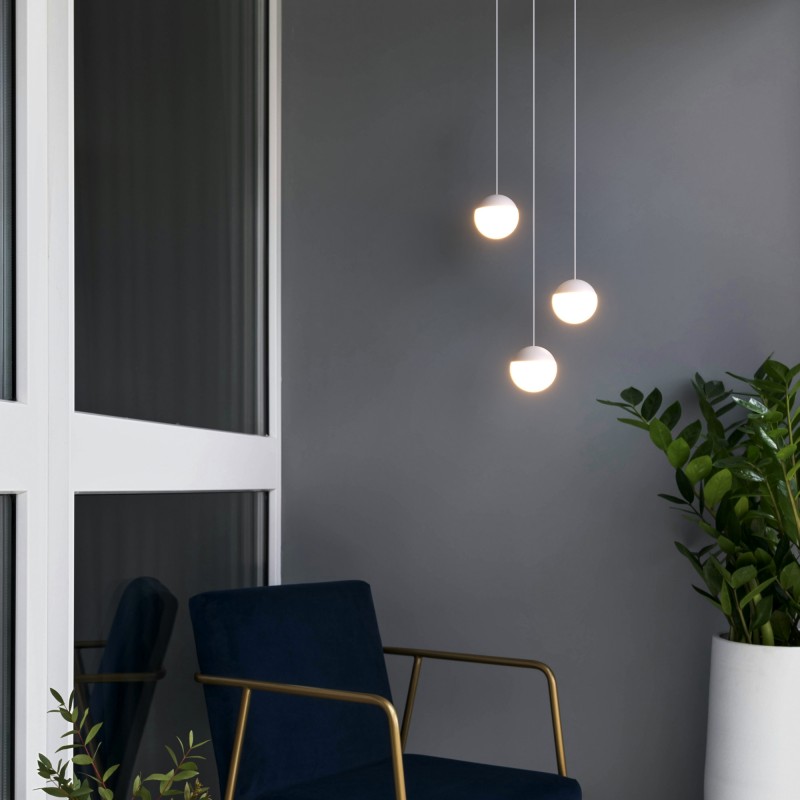 Suspension LED sphérique "ASTRO" - 9W - Lumière chaude