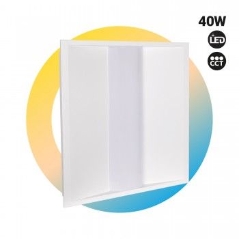 Panneau encastré Troffer à LED 60x60cm - CCT - 40W - OSRAM chip - Driver Philips - UGR18
