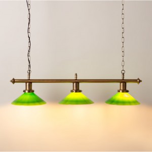 Lampe suspendue vintage "BANQUERO" - 3 x E27