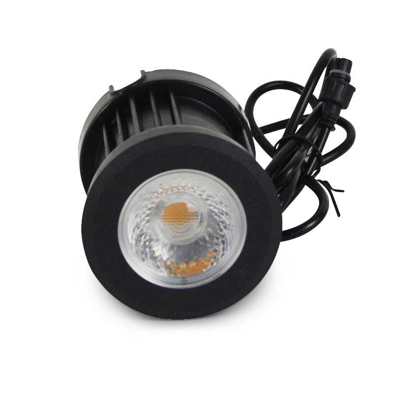 Spot LED encastrable au sol 12W 12V-DC IP67 3000K