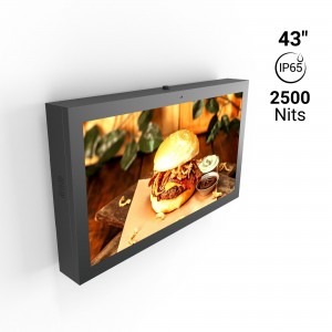Écran LCD Full HD 43" - Extérieur - Android - IP65
