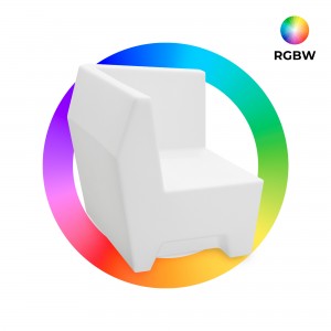 Chaise lumineuse LED RGBW - 16W - Rechargeable - IP65