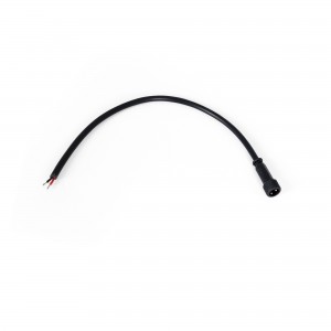 Connecteur femelle étanche pour balises unicolores - 2 broches - 20 cm
