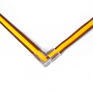 Connecteur en "L" pour ruban LED COB monochrome - 8mm - IP20