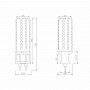 Ampoule LED G12 10W driver externe Ampoule LED G12 10W driver externe