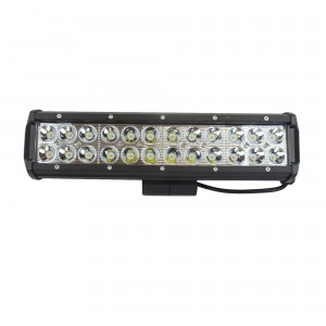 Barre LED pour 4x4 machine, automobile et bateau 72W - 30º