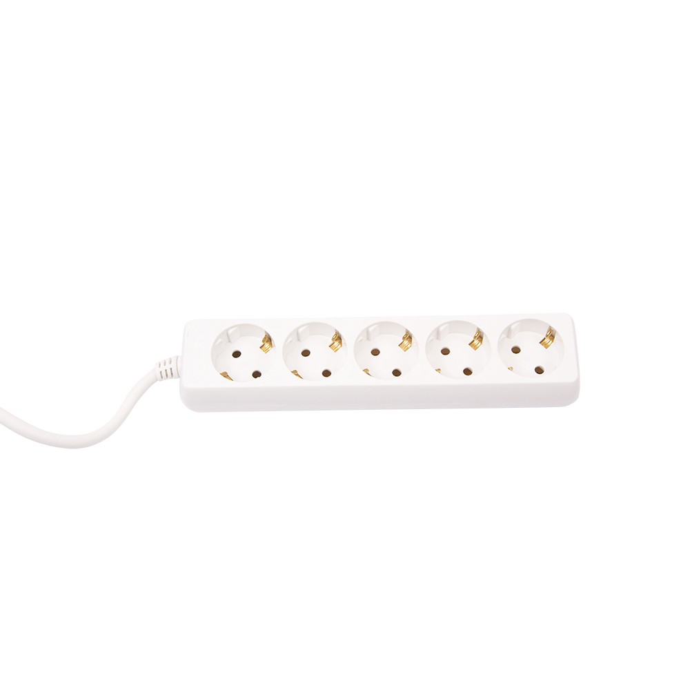 Multiprise filaire 5 prises Schuko 3500W 15A 3m de câble