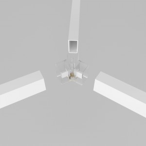 Connecteur en Y pour hexagone - 2,2 cm