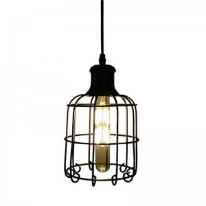 Lampe suspendue vintage avec ampoule rétro