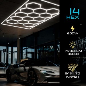 Lampe LED hexagonale -...