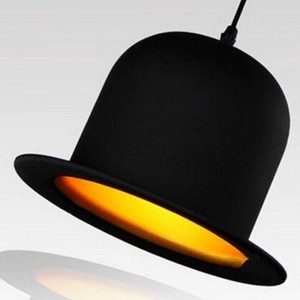 lampe suspendue chapeau melon
