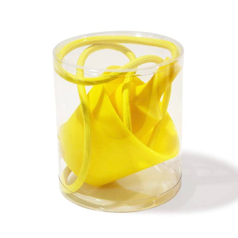 lampe suspendue Silicone jaune