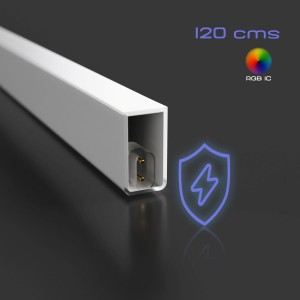 Luminaire linéaire pour hexagone - RGB - 120 cm