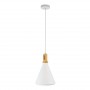 Lampe suspendue bois et alu