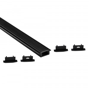 Profilé encastré pour ruban LED avec diffuseur - Kit complet - 8,5x12mm - Ruban LED ≤10mm - 2 mètres