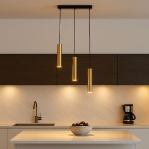 Suspension minimaliste 3 tubes « Bila 3 » - GU10