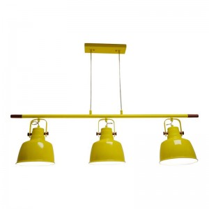 Suspension style industriel couleur